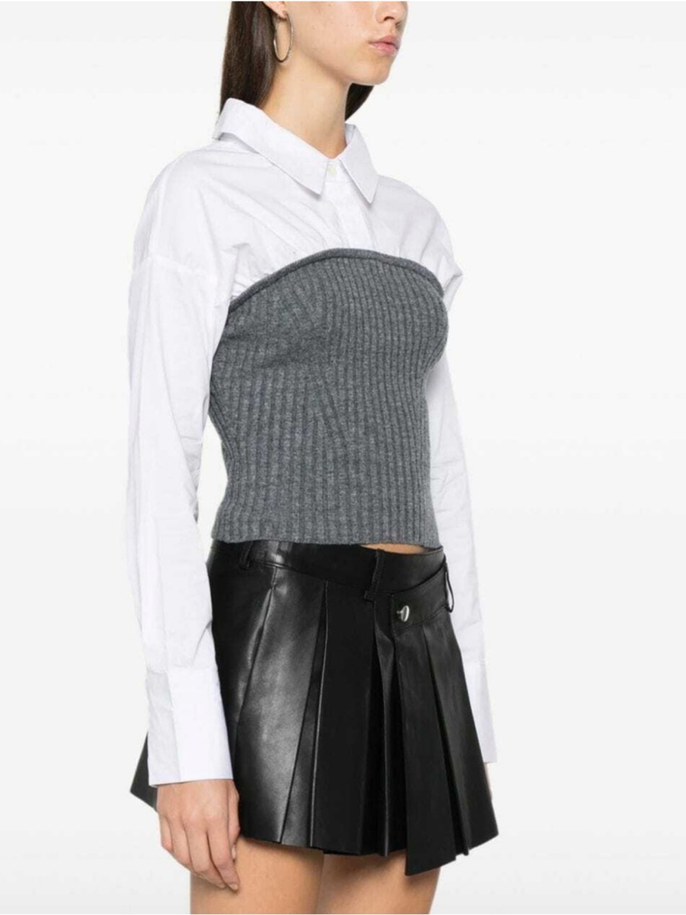 STAUD - O'keefe collared Top sweater bottom